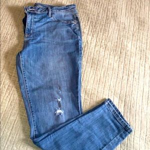 Simply Vera Wang Distressed Skinny Jeggings